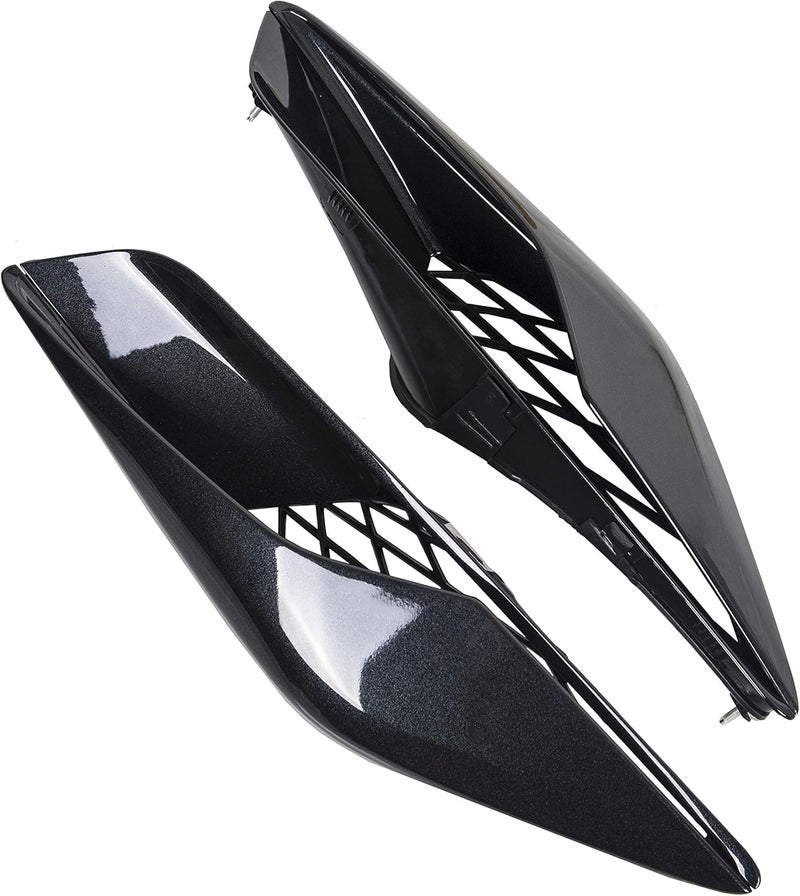 ALMULOO Rear Upper Quarter Panel Vents Compatible with 2014-2019 Chevrolet Corvette C7 Z06 Panel Scoops ABS Plastic - Image 4